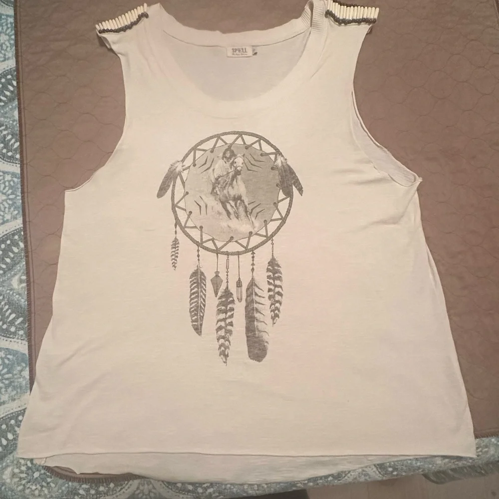 Spell Totem Dreamcatcher/ Princess Warrior  Tank Top - ultimate collector piece - Picture 2 of 10